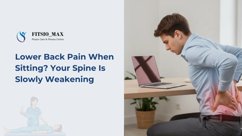 lower back pain when sitting