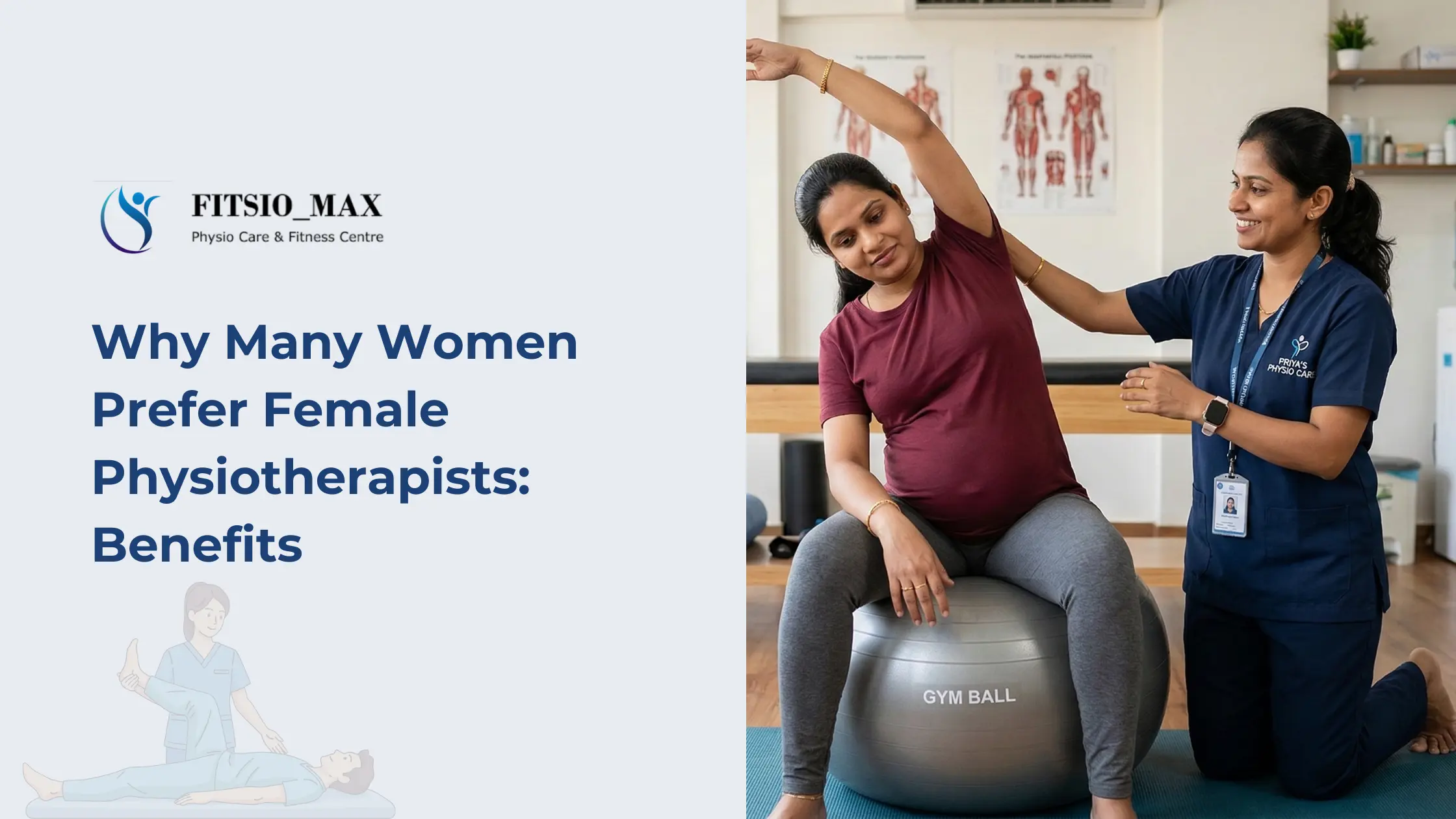 female physiotherapist for women