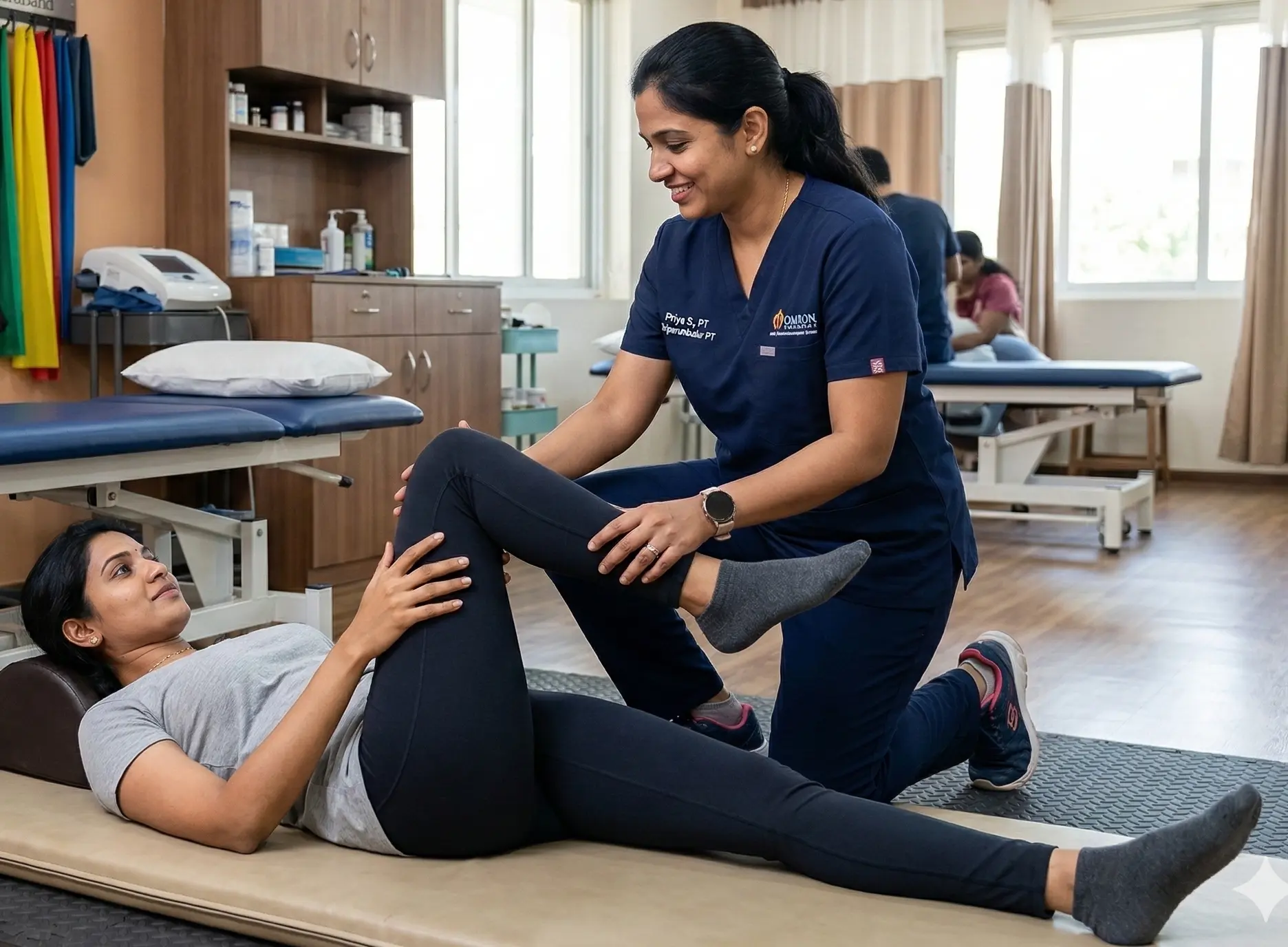 female physiotherapist for women