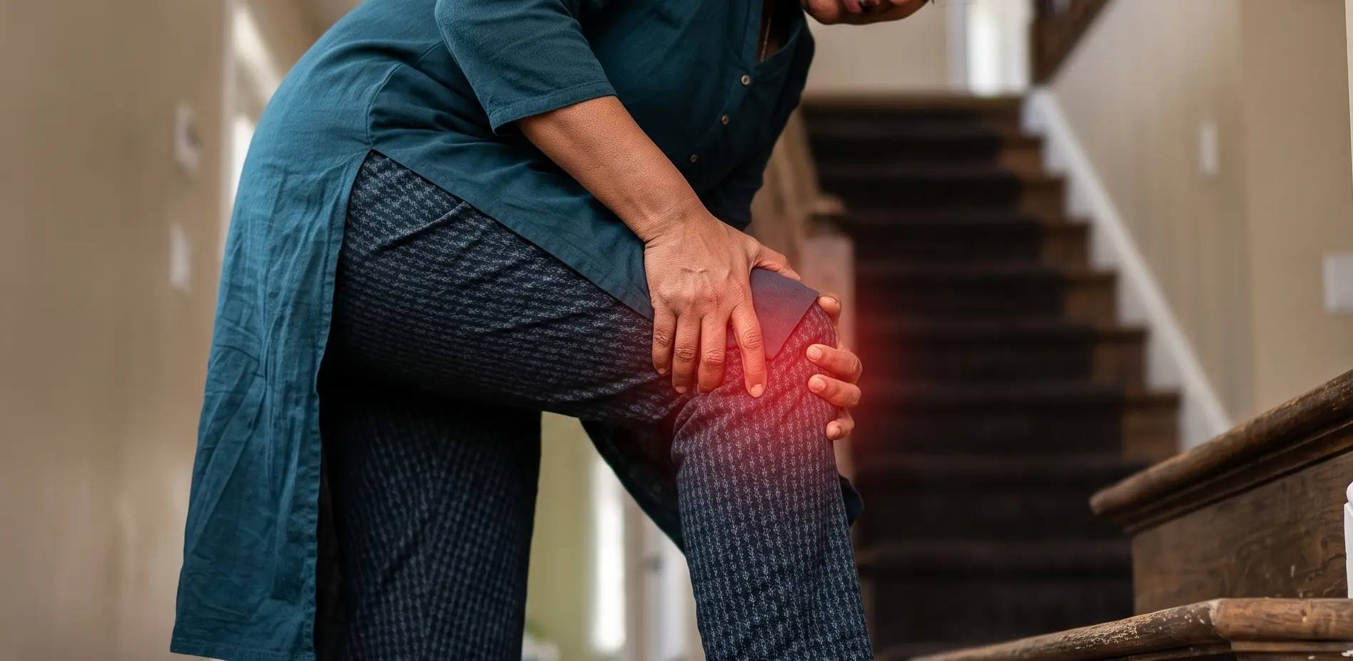 knee pain when climbing stairs