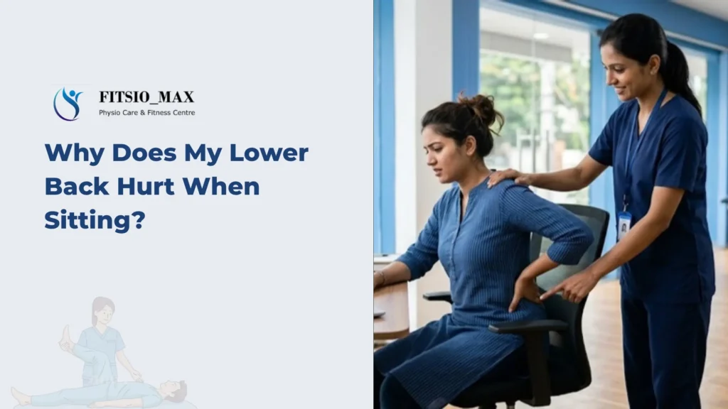 lower back pain when sitting