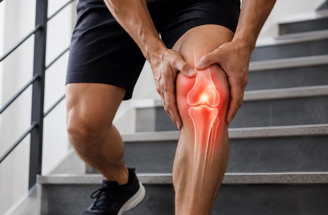 knee pain while climbing stairs