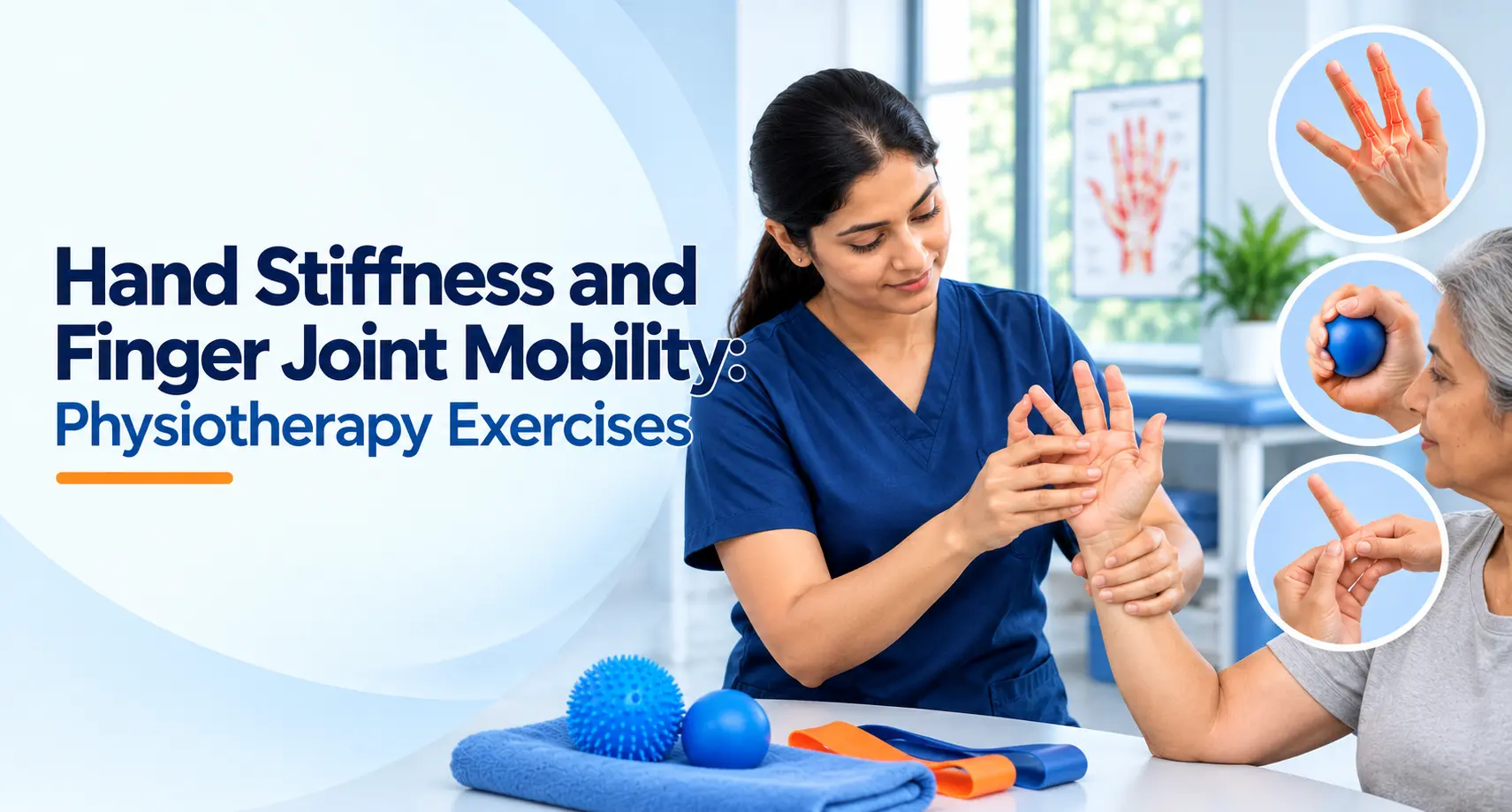 Hand stiffness physiotherapy