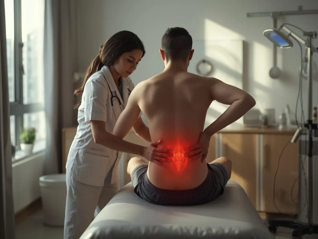 Knee Pain Physiotherapy Exercise With Resistance Band